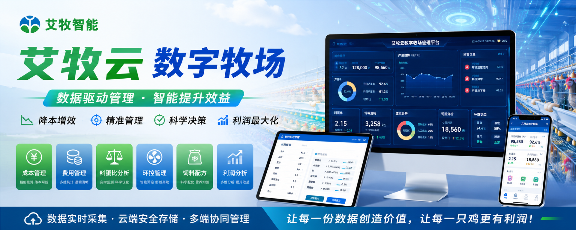 艾牧智能智慧鸡舍全貌